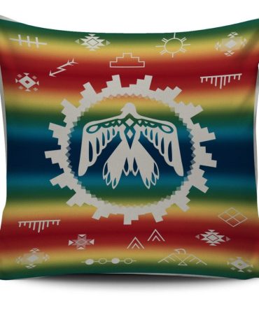 Thunderbird Rainbow Native American Pillow Covers