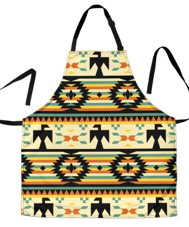 Thunderbird Yellow Native American Apron