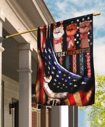 Together We Rise Native American Flag