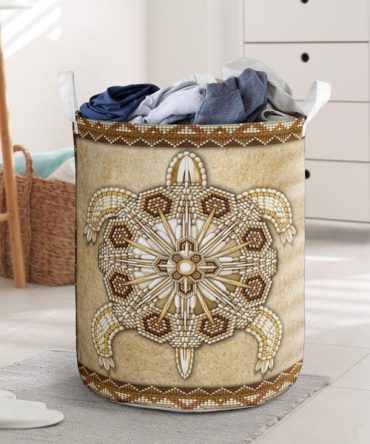 Totem Native American Laundry Basket