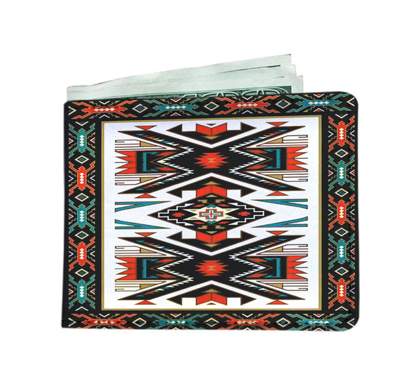 Tribal Colorful Pattern Native American Pride Wallet - Image 2