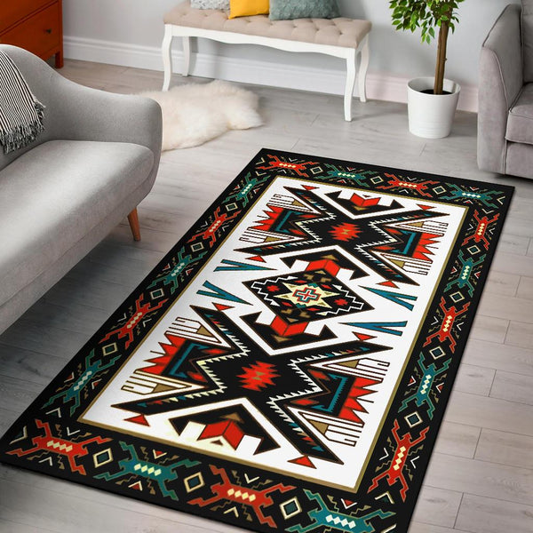 Tribe Coloful Design Native American Area Rug - Image 2