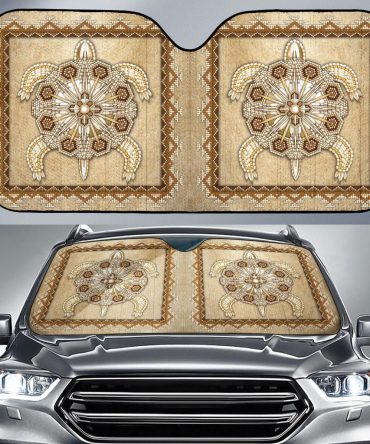 Turble Totem Native American Design Auto Sun Shades no link