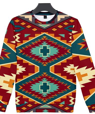United Tribes Art Native American 3D Sweatshirt