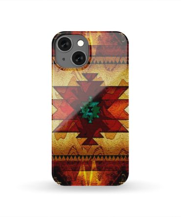 United Tribes Brown Design Native American Phone Case