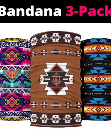 United Tribes Native American Deisgn Bandana 3-Pack