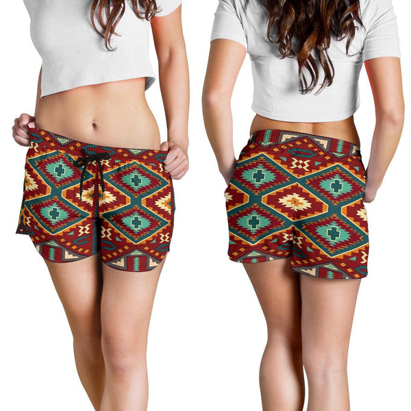 United Tribes Pattern All Over Print Women's Shorts - Image 4