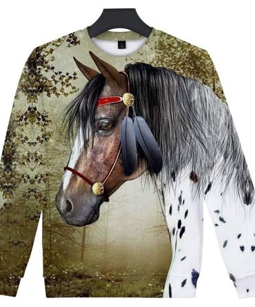 Warrior Horse Native American Sweatshirt