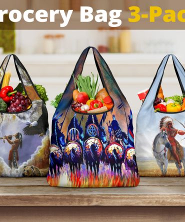 Warrior Native Grocery Bags