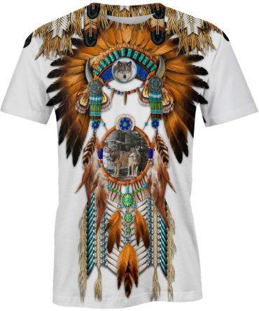 Native American Indian 3D T Shirt All Over Print T Shirt