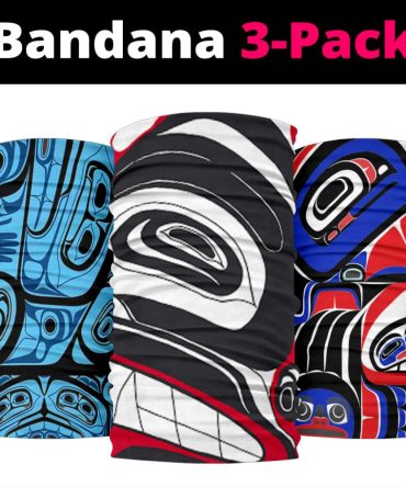 West Coast Haida Bandana 3-Pack New