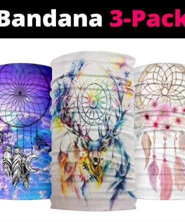 White Sky Dreamcatcher Bandana 3-Pack