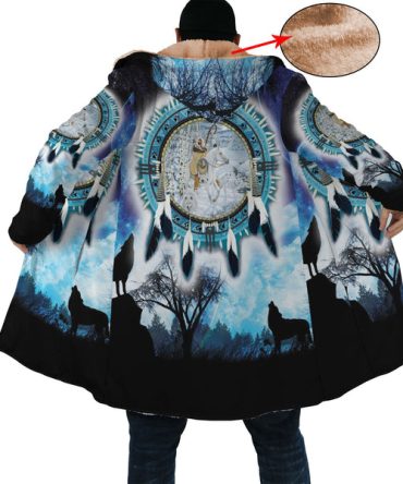 Winter Horse Feather Dream Cloak