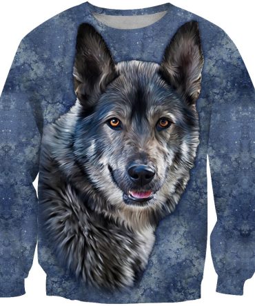 Wolf 3D Native American 3D Sweatshirt