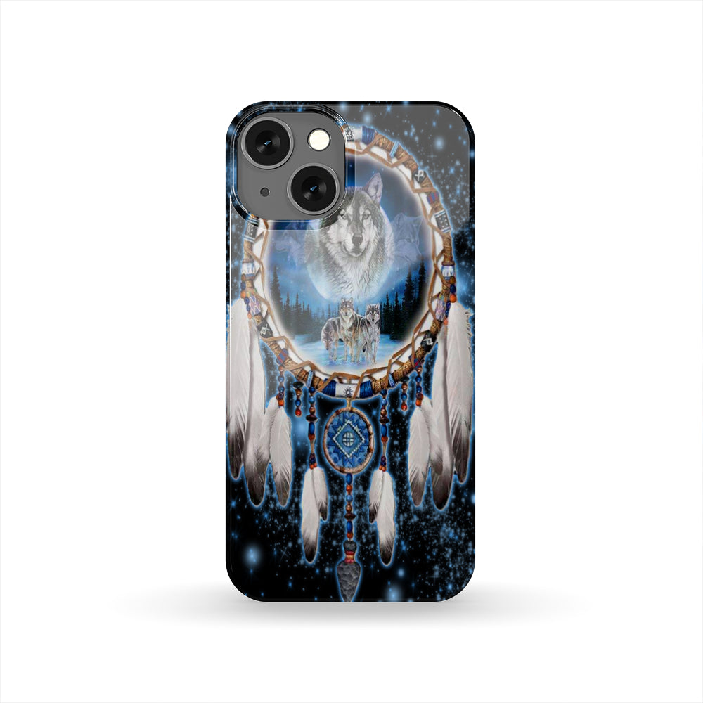 Wolf Dreamcathcer Native American Phone Case