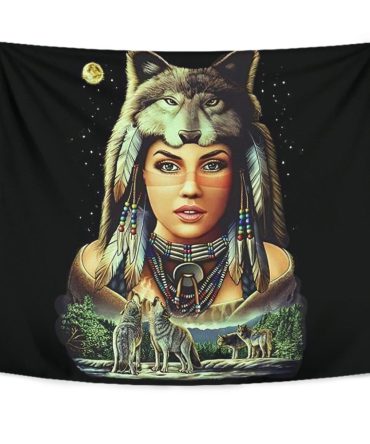 Women Native American Tapestry