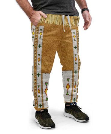 Yellow Pattern Sweatpants