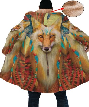 Yellow Wolf Native Dream Cloak