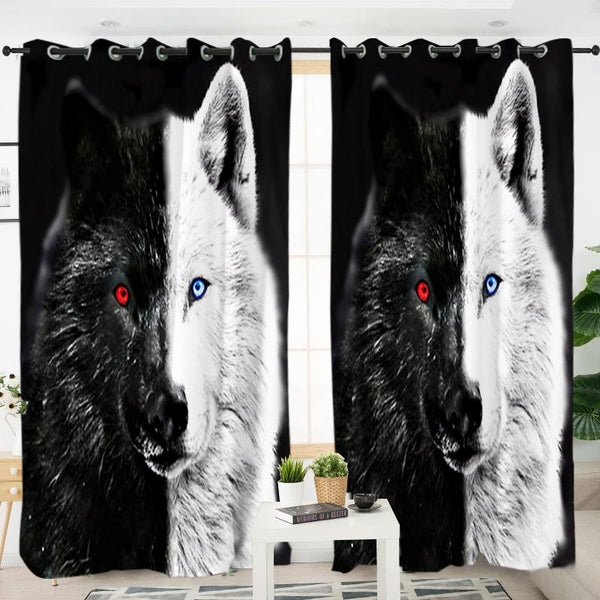 Ying And Yang Native American Living Room Curtain no link - Image 3