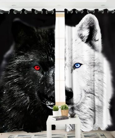 Ying And Yang Native American Living Room Curtain no link